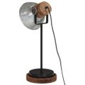 vidaXL Stolová lampa 25 W starožitná strieborná 17x17x50 cm E27