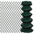 vidaXL Drôtené pletivo, oceľ 0,8x15 m, zelené