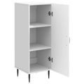 vidaXL Servírovacia skriňa Biela 33 x 34,5 x 89,5 cm Kompozitné drevo