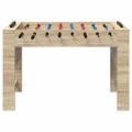 vidaXL Stolný futbal Sonoma dub 125 x 60,5 x 80 cm Kompozitné drevo