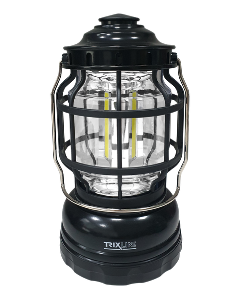 LED COB 3x3W vonkajšia lampa na batérie TR-216R TRIXLINE čierna