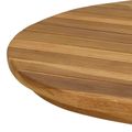 vidaXL Vrchná doska 90 x 45 x 3,5 cm Oválny Husté teakové drevo