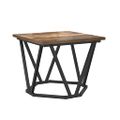 vidaXL Konferenčný stolík 3 ks Dymová dub 50 x 50 x 40 cm