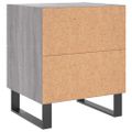 vidaXL Nočné stolíky 2 ks sivé sonoma 40x35x47,5 cm kompozitné drevo