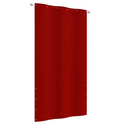 vidaXL Balkónová markíza červená 120x240 cm oxfordská látka