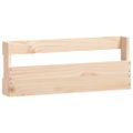 vidaXL Nástenné stojany na topánky 2 ks 59x9x23 cm borovicový masív
