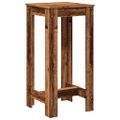 vidaXL Barový stôl staré drevo 51x50x103,5 cm kompozitné drevo
