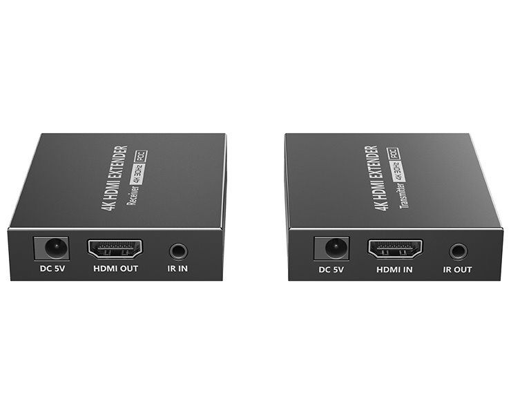 XtendLan CAT6 HDMI extender, vysílač+přijímač, 40m 4k/2k/1080p po jednom CAT6 kabelu, POC, přenos IR Extender, HDMI 1.4, CAT6/6a/7, vysílac+prijímac, až 4K po jednom kabelu, HDR, IR pass-back