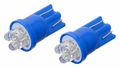 Žiarovka 4LED 12V T10 modrá 2ks
