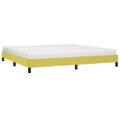 vidaXL Posteľ bez matraca zelená 200x200 cm látka
