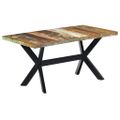 vidaXL Jedálenský stôl 160x80x75 cm, recyklovaný masív