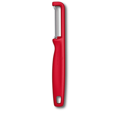 Victorinox 6.0943.1 Iota Peeler škrabka, zúbkované ostrie, červená
