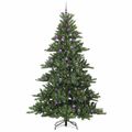 vidaXL Umelý Sklápací Vianočný Stromček Zelená 240 cm PVC a oceľ