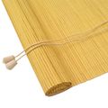 vidaXL Roleta Žltá 100 x 220 cm Bambus