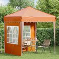vidaXL Prístrešok na párty 195 x 195 x 245 cm Oranžová Oxfordská látka