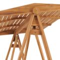 vidaXL Hojdačka 174 cm tíkový masív