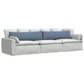 vidaXL Vankúše na pohovku 2 pcs Modrá 145 x 40 cm Kordúrová tkanina