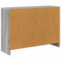 vidaXL Servírovacia skriňa Sivý Sonoma 88,5 x 27,5 x 63,5 cm