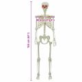 vidaXL Halloweenský Kostiak Biela 155 x 38,5 cm Polypropylén