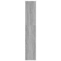 vidaXL Knižnica/deliaca stena sivý dub sonoma 100x30x166 cm