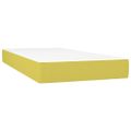 vidaXL Boxspring posteľ s matracom zelená 200x200 cm látka