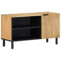 VidaXL TV skrinka Hnedá 80x31,5x46 cm Masívne drevo Mango