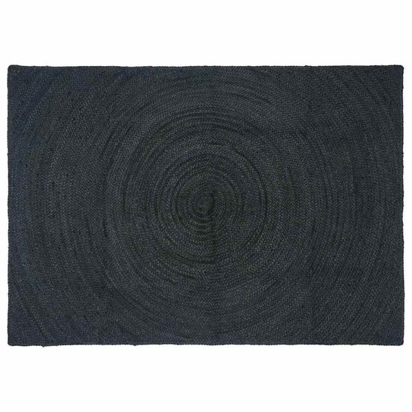 vidaXL Kusové koberce Tmavosivá 120 x 170 cm Juta