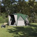 vidaXL Stan pre 6 osôb so strechou Zelená 425 x 396 x 222 cm