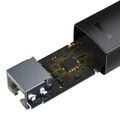 Sieťový adaptér Baseus Lite série USB-C na RJ45, 100 Mb/s (čierny)