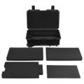 vidaXL Prenosné letové puzdro čierne 55x35x22,5 cm PP