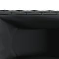 vidaXL Záhradné kvetináče 2 nádoby 2 ks čierne 90x20x40 cm polyratan