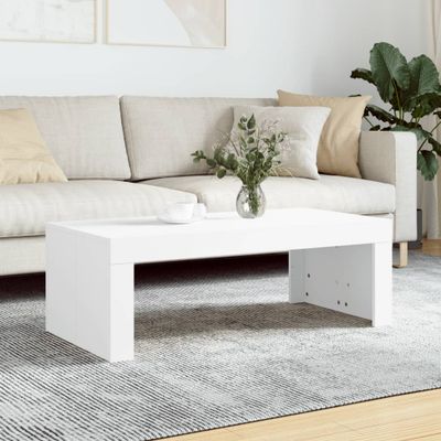 vidaXL Konferenčný stolík biely 102x50x36 cm kompozitné drevo
