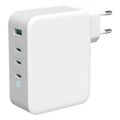 DELTACO USBC-GAN04, 3xType C/USB, Nabíjačka