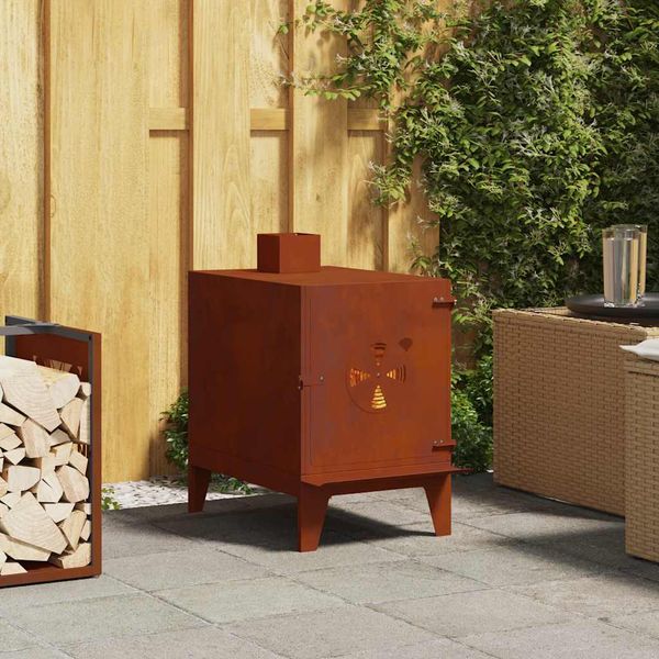 VidaXL kempingový varič 35x50x60 cm Corten Steel