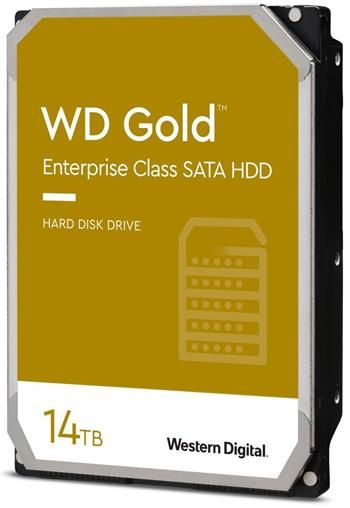 HDD 14TB WD142KRYZ Gold 512MB SATAIII 7200rpm Pevný disk, interný, 14TB, SATA III, 3,5", 7200rpm, 512MB
