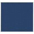 vidaXL Záťažová prikrývka modrá 200x225 cm 13 kg látka