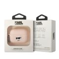 Puzdro Karl Lagerfeld pre Airpods Pro 2 KLAP2RUNCHP ružové 3D Silikónové NFT Karl