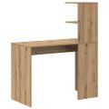 vidaXL Stôl Remeselný dub 102 x 50 x 124 cm Kompozitné drevo