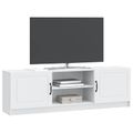 vidaXL TV skrinka Biela 150 x 31 x 47 cm Kompozitné drevo