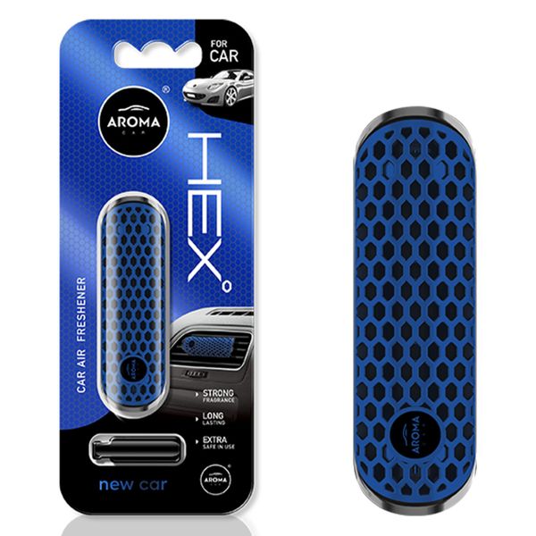Osvěžovače vzduchu AROMA FANCY SHAPES POLYMER HEX New Car