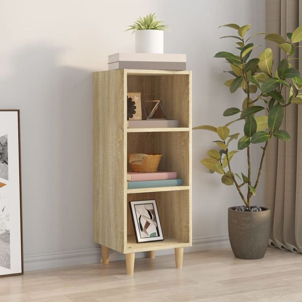 vidaXL Komoda dub sonoma 34,5x32,5x90 cm spracované drevo