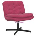 vidaXL Otočné relaxačné kreslo Víno červené 63 x 75 x 76 cm Zamat