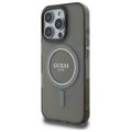 Guess HC MagSafe IML Glitter Circle case for iPhone 16 Pro Max 6,9" black