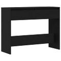 vidaXL Konzolový stôl Čierny dub 100 x 35 x 76,5 cm Kompozitné drevo