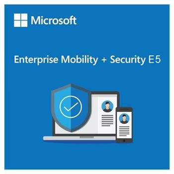 Elektronická licencia: Microsoft CSP Enterprise Mobility + Security E5 predplatné 1 rok, vyúčtovanie mesačne Software, pre firmy, správa a zabezpečenie mobilnej infraštruktúry, predplatné 1 rok (vyúčtovanie mesačne), CSP - Elektronická licencia