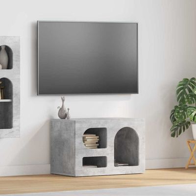 vidaXL TV skrinka ELST 60 x 35 x 40 cm Betónová šedá Kompozitné drevo