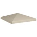 vidaXL Strieška na altánok 310 g/m² 3x3 m, béžová