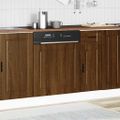 vidaXL Panel umývačky riadu Porto hnedý dub 60x1,5x57 cm kompozitné drevo