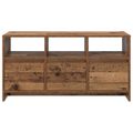 vidaXL TV skrinka 102 x 37,5 x 52,5 cm Dubové drevo Kompozitné drevo