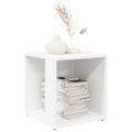 vidaXL Príručný stolík biely 33x33x34,5 cm kompozitné drevo